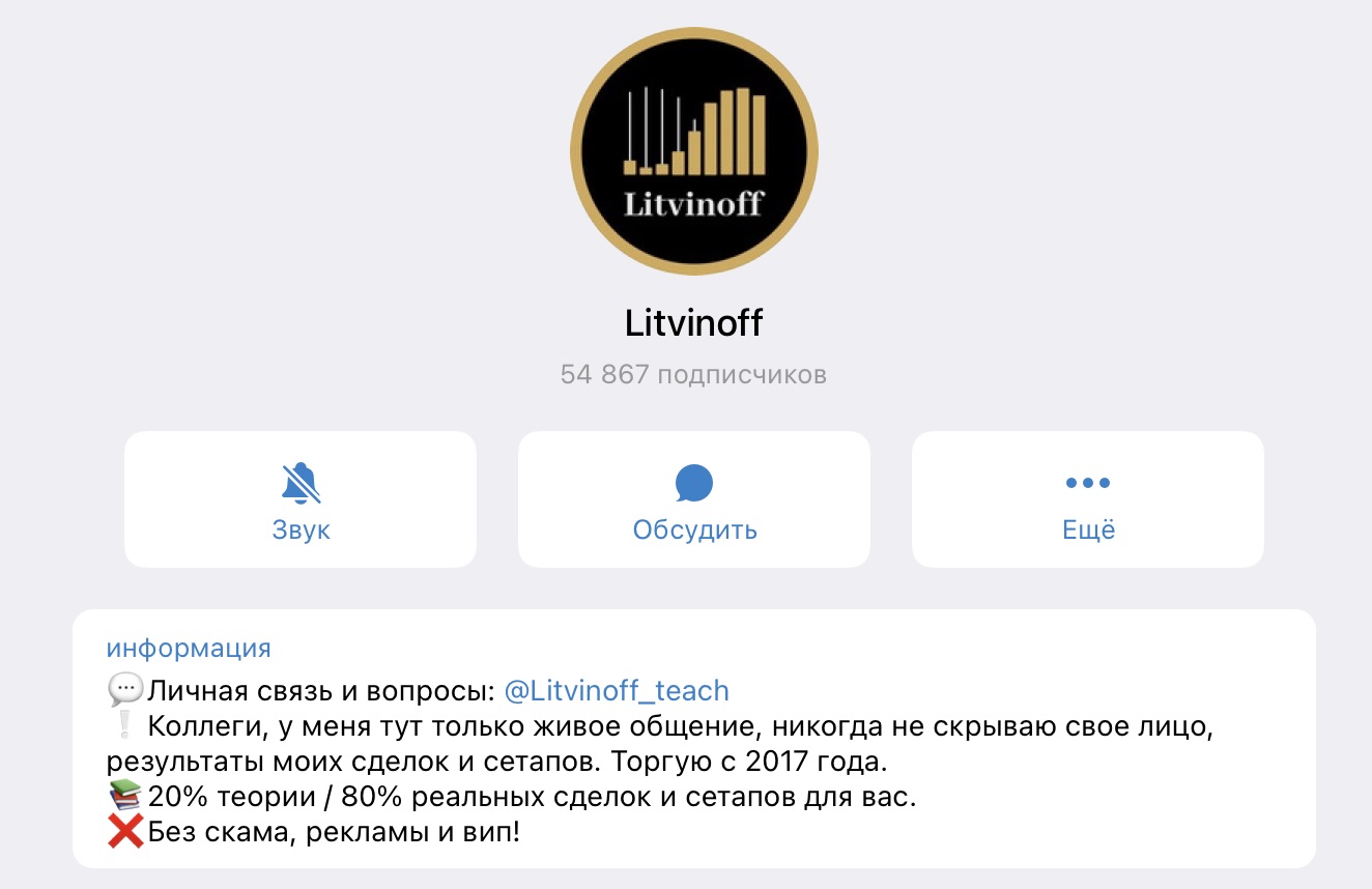 Статистика канала  Litvinoff 