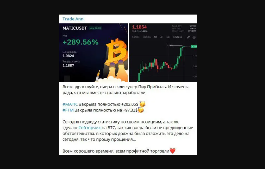 ann trade отзывы телеграмм