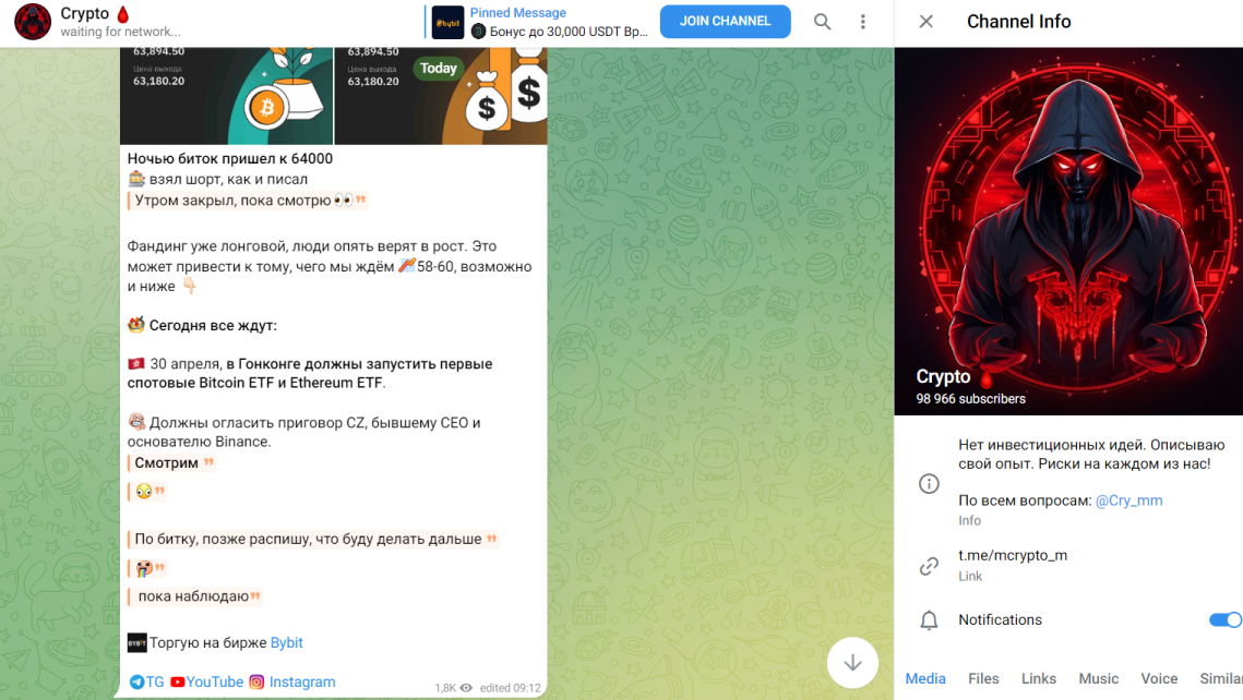 Crypto телеграм
