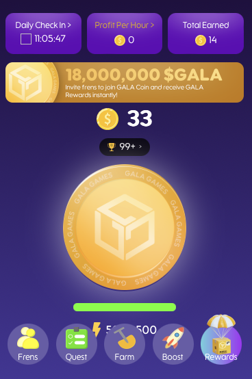 gala coin как играть