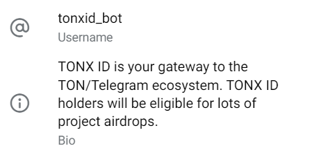 tonx id